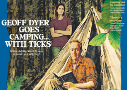 Pastiche illustrator Garry Walton's illustrations for The Observer, The New Review magazine of Geoff Dyer's camping trip