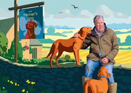 Gary Redford The Farmer's Dog Book Cover illustration