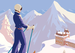 Gary Redford Homepage Promo Card for Trouble in the Alps book cover