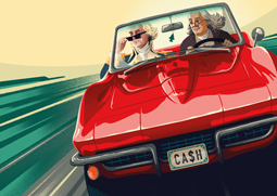 Illustrator Mark Frudd's illustration for Kiplinger Personal Finance Magazine