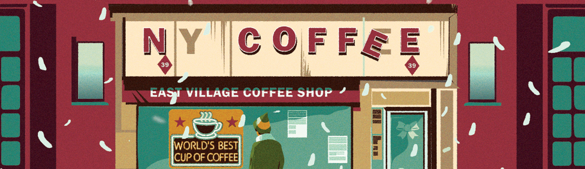 Illustrator Harry Milburn's illustration of Elf for the Rivoli Ballroom Christmas cinema pop-up Illustrator Harry Milburn's illustration of Elf for the Rivoli Ballroom Christmas cinema pop-up