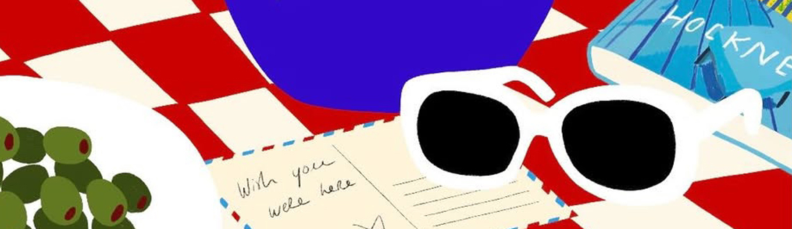 Illustrator Hello Marine's new illustrations featuring David Hockney.