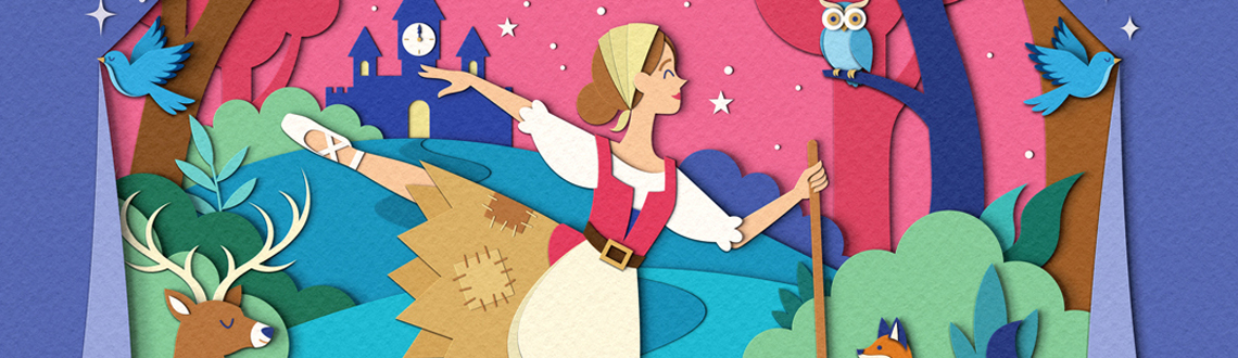 Illustrator Zara Picken's illustrations for the English National Ballet, My First Cinderella.