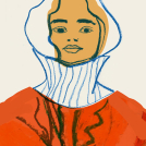 Ana Zaja Petrak portrait of a girl illustration