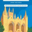 Gary Redford illustration of Peterborough for Network Rail and Railway 200