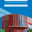 Gary Redford illustration of Darlington for Network Rail and Railway 200