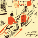 Illustrator Harry Milburn's illustrations for Goodwood Revival