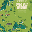 Harry Milburn illustration for Harley-Davidson Magazine