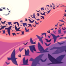 Illustrator Julia Allum's illustrations for Harvard Business Review