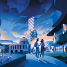 Illustrator Mark Boardman's illustration for Journey Magazine.