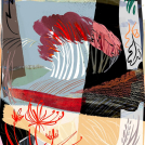 Sarah Tanat-Jones illustration for New Artist Launch at Meiklejohn Illustration Agency.