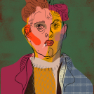 Sarah Tanat-Jones illustration for New Artist Launch at Meiklejohn Illustration Agency.