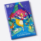 Illustrator Zara Picken's illustrations for the English National Ballet, My First Cinderella. Merchandise magnet.
